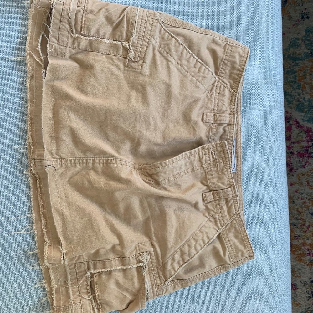 Distressed miniskirt
